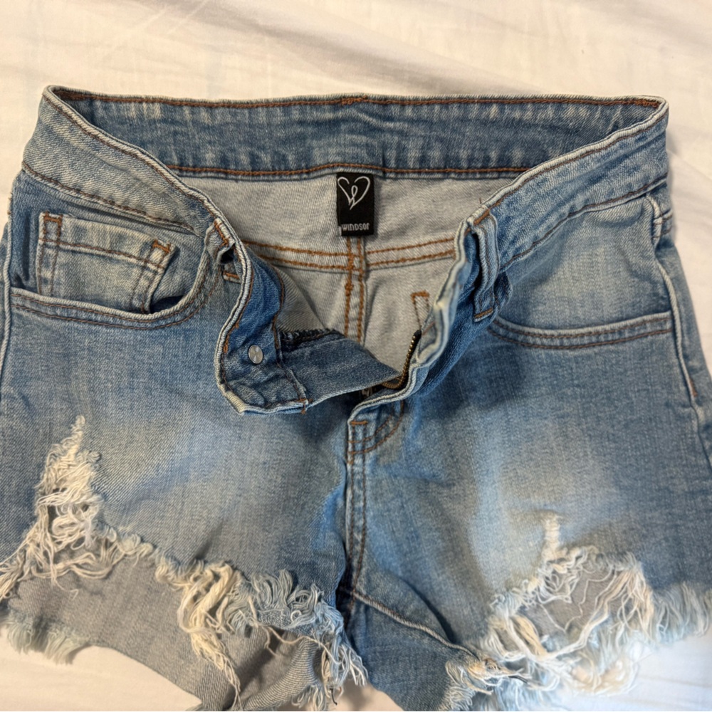 Windsor Light Blue Denim Shorts
